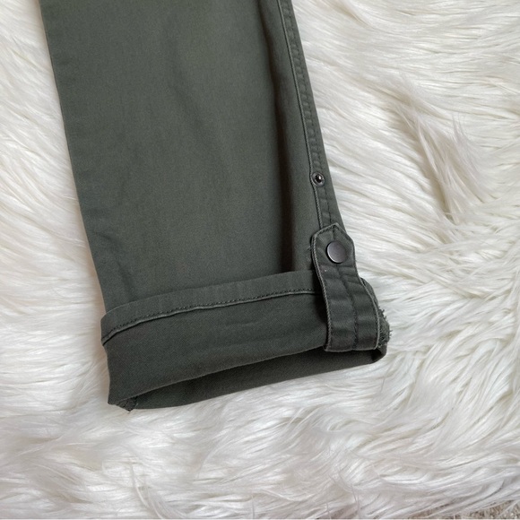 Wit & Wisdom Lilly Pad Green Roll Tab Cargo Pants - Picture 8 of 16